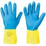 144 paires Protection chimique Gants de travail, double enduction e...