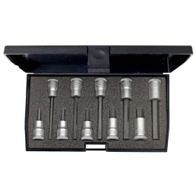 Gedore Innen-Sechskant Steckschlüssel-Bit-Einsatz-Set 10 Teilig 3/8" (10 Mm)