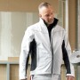 Softshelljacke wetterfest weiss/grau Craftland Laurin