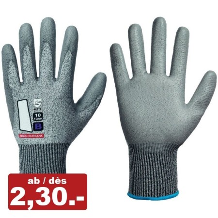 60paar Schnittschutz-Arbeitshandschuhe, Polyester-Glasfaser-Elastha...