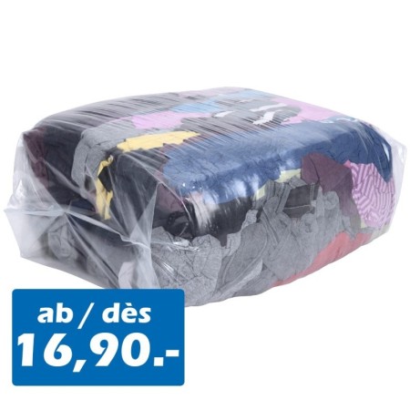 10kg. Chiffon de nettoyage coloré – 100 % jersey de coton (polo) Original