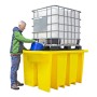 IBC Spill Pallet Bund Inc Dispensing Area & Grid Deck 1125L Sump