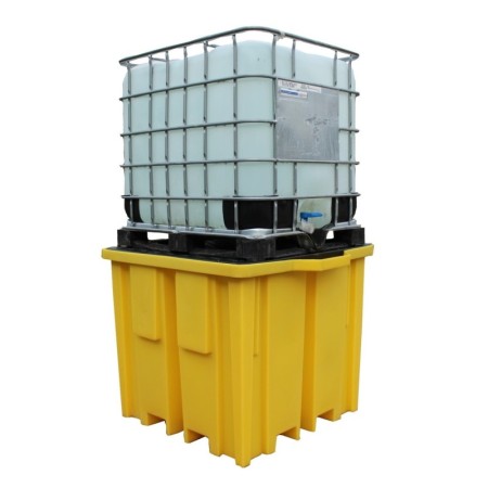 IBC Spill Pallet Bund Grid Deck 1150L Sump 4 Way Forklift
