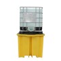 IBC Spill Pallet Bund Grid Deck 1150L Sump 4 Way Forklift