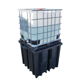 Recycled IBC Spill Pallet Bund Grid Deck 1150L Sump 4 Way Forklift
