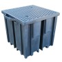 Recycled IBC Spill Pallet Bund Grid Deck 1150L Sump 4 Way Forklift