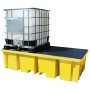 Double IBC Spill Pallet Bund Inc Grid Deck 1140L Sump