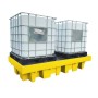 Double IBC Spill Pallet Bund Inc Grid Deck 1140L Sump