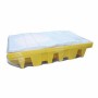 Double IBC Soft Covered Bunded Spill Pallet 1140L Sump