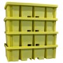 Double IBC Spill Pallet Bund Inc Grid Deck 1150L Sump 4 Way Forklift