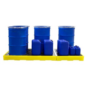 Low Pofile 6 Drum Bunded Workfloor 340 Litre Sump
