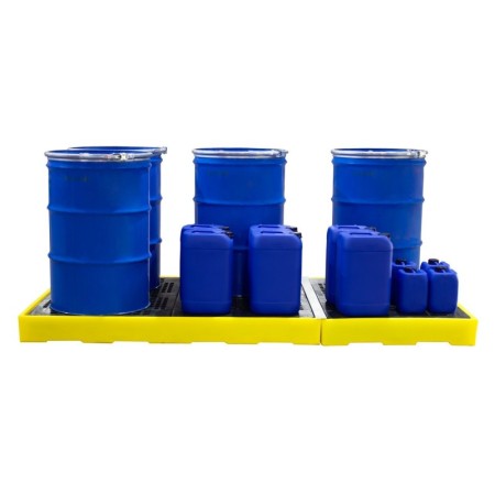 Low Pofile 6 Drum Bunded Workfloor 340 Litre Sump