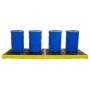 Low Pofile 8 Drum Bunded Workfloor 600 Litre Sump