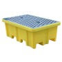 2 Drum Bunded Spill Pallet 230ltr Sump