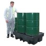 2 Drum Recycled Bunded Spill Pallet 240ltr Sump