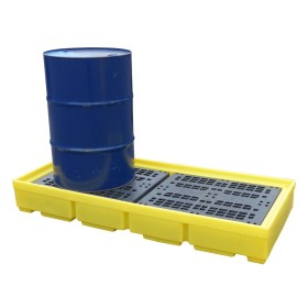 3 Drum Bunded Spill Pallet 228ltr Sump
