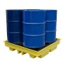 4 Drum Low Profile Bunded Spill Pallet 230ltr Sump