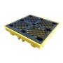 4 Drum Low Profile Bunded Spill Pallet 230ltr Sump