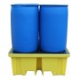 4 Drum Spill Pallet Bund Large 440ltr Sump