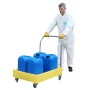 Small Container Trolley 100 Litre Spill Sump