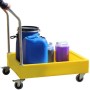 Small Container Trolley 100 Litre Spill Sump