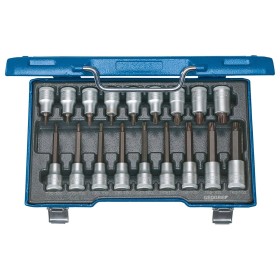 Gedore Innen-Torx Steckschlüssel-Bit-Einsatz-Set 18 Teilig 1/2" (12.5 Mm)