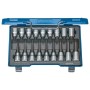 Gedore Innen-Torx Steckschlüssel-Bit-Einsatz-Set 18 Teilig 1/2" (12.5 Mm)