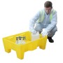 70 Litre Drip Spill Tray On Legs With Mesh Grid