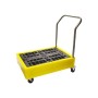 Handled Poly Trolley with removable grid, 4 x 25ltr Drums