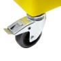 Handled Poly Trolley with removable grid, 4 x 25ltr Drums