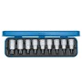 Gedore Innen-Torx Steckschlüssel-Bit-Einsatz-Set 9 Teilig 1/2" (12.5 Mm)