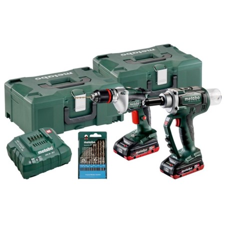 Akku-Maschinen İm Set Metaloc