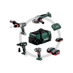 Akku-Maschinen İm Set Werkzeugtasche, Gb 18 Ltx Bl Q I + Wb 18 Ltx Bl 125 Quick + Ssw 18 Ltx 400 Bl + Ula