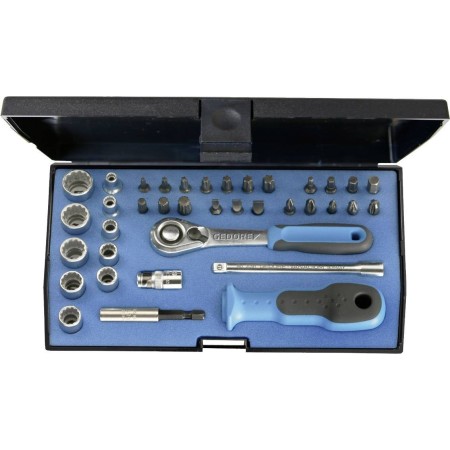 Gedore Steckschlüsseleinsatz Zöllig 1/4" (6.3 Mm) 37 Teilig