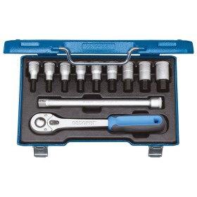 Gedore Steckschlüsselsatz Metrisch 1/2" (12.5 Mm) 11 Teilig