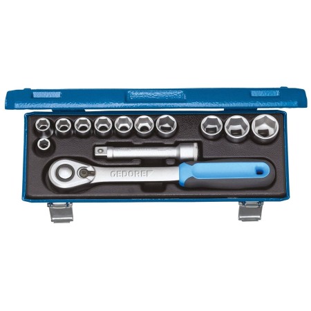 Gedore Steckschlüsselsatz Metrisch 1/2" (12.5 Mm) 13 Teilig