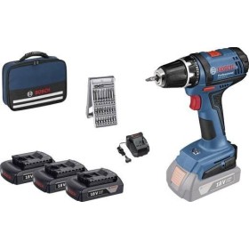 Bosch Gsr 18-2-Lı Akku-Bohrschrauber 18 V 1.5 Ah Li-Ion İnkl. 3. Akku, İnkl. Zubehör, İnkl. Tasche