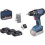 Bosch Gsr 18-2-Lı Akku-Bohrschrauber 18 V 1.5 Ah Li-Ion İnkl. 3. Akku, İnkl. Zubehör, İnkl. Tasche