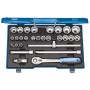 Gedore Steckschlüsselsatz Metrisch 1/2" (12.5 Mm) 28 Teilig