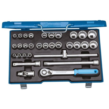Gedore Steckschlüsselsatz Metrisch 1/2" (12.5 Mm) 31 Teilig