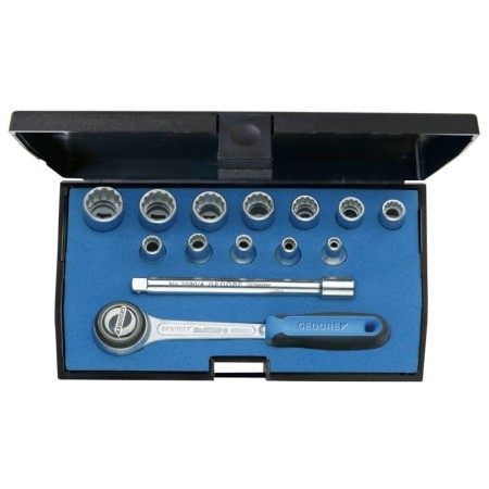 Gedore Steckschlüsselsatz Metrisch 1/4" (6.3 Mm) 14 Teilig