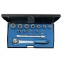 Gedore Steckschlüsselsatz Metrisch 1/4" (6.3 Mm) 14 Teilig