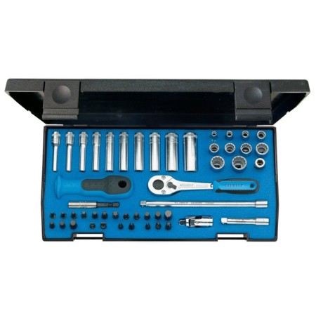 Gedore Steckschlüsselsatz Metrisch 1/4" (6.3 Mm) 49 Teilig