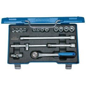 Gedore Steckschlüsselsatz Metrisch 3/8" (10 Mm) 17 Teilig