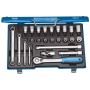 Steckschlüsselsatz Metrisch 1/2" (12.5 Mm) 25 Teilig