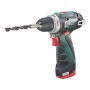 Metabo Akku-Bohrschrauber PowerMaxx BS Basic Kunststoffkoffer + 2x10.8V/2Ah Li-Ion + LC 40