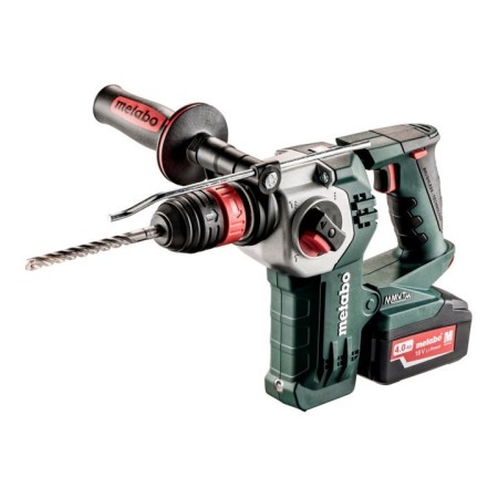 Metabo Akku-Kombihammer KHA 18 LTX BL 24 Quick + Quick-Wechselfutter + Kunststoffkoffer + 2x18V/4Ah Li-Ion + ASC 30-36 V