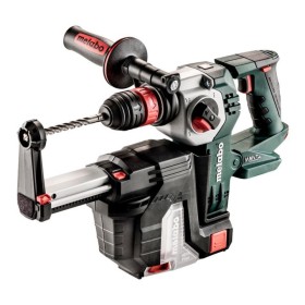 Metabo Akku-Kombihammer KHA 18 LTX BL 24 Quick Set ISA + integrierter Staubabsaugung + Quick-Wechselfutter + Kunststoffkoffer
