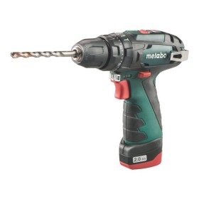 Metabo Akku-Schlagbohrmaschine PowerMaxx SB Basic Kunststoffkoffer + 2x10.8V/2Ah Li-Ion + LC 40