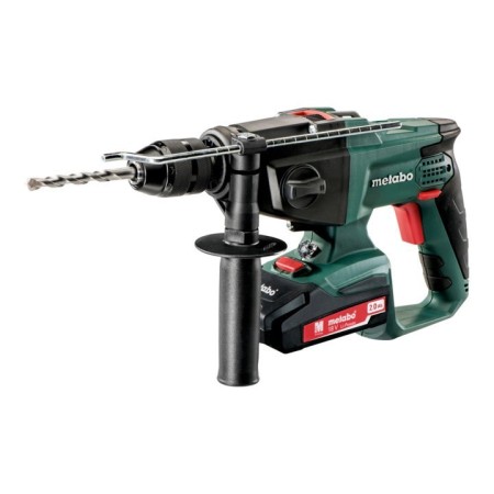 Metabo Akku-Schlagbohrmaschine SBE 18 LTX Kunststoffkoffer + 2x18V/2Ah Li-Ion + ASC 30-36 V